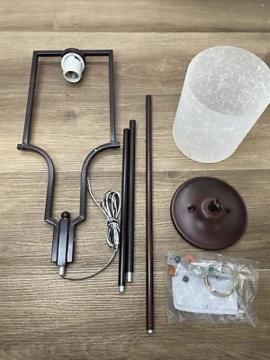 Forte Lighting 2701-01-32 Pillar Candle Mini Pendant, Antique Bronze -READ- - Image 1 of 4