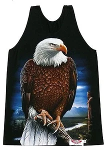  Camisa muscular camiseta axila: águila águila marina + rama talla S, L, Western Biker Indianer - Imagen 1 de 1