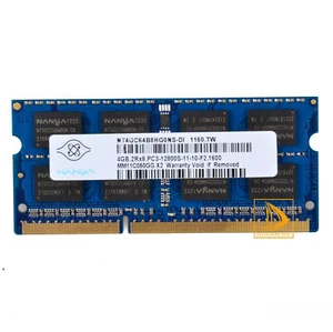 Nanya 4GB 2RX8 PC3-12800S DDR3 1600Mhz CL11 SODIMM Laptop Memory RAM Unbuffered - Picture 1 of 6