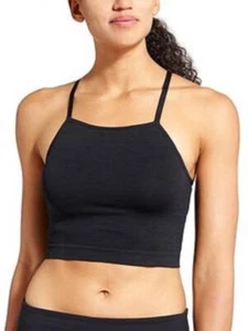 ATHLETA Eagle Pose Bra, NWOT, Small, Black, Studio/Barre - Picture 1 of 2