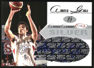 2005 SAGE Autographs Silver #A8 Angelo Gigli /100