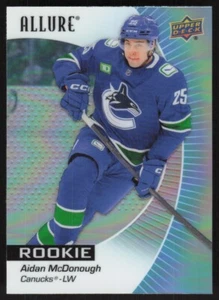 2023-24 UPPER DECK ALLURE AIDAN MCDONOUGH ROOKIE VANCOUVER CANUCKS #125 - Picture 1 of 2