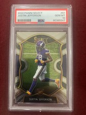 Justin Jefferson 2020 Panini Select Rookie Card RC PSA 10 Gem Mt