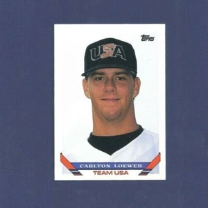 MLB 1993 Topps Traded CARLTON LOEWER #4T Rookie Card USA Baseball - Picture 1 of 4