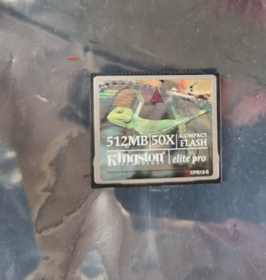 KINGSTON TECHNOLOGY RBU-CF/512-S-K 512MB COMPACT FLASH 2/PK (R2S3.8B3) - Image 1 of 2