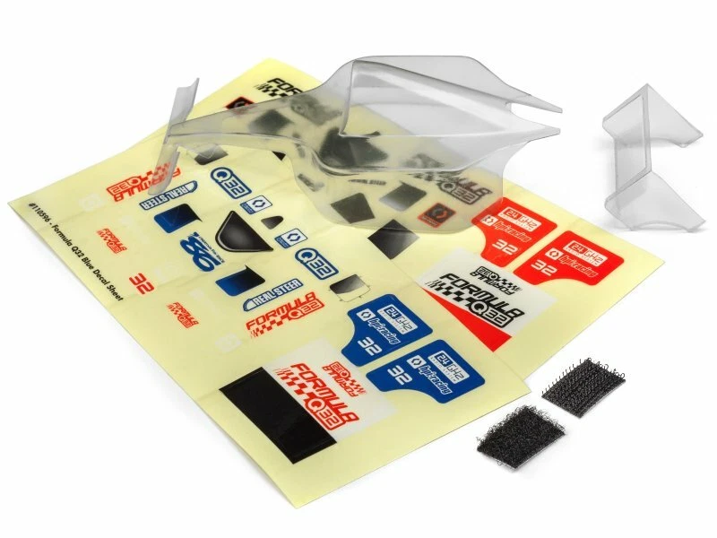 HPI Formula 1/32nd Scale Q32 F1 Car Body and Wing Set (CLEAR) HPI116717 - Image 1 of 1