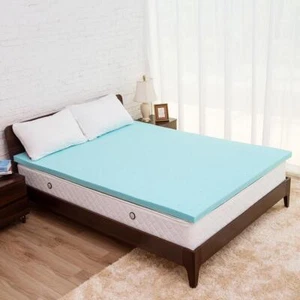 Orthopedic Memory Foam Mattress Topper 2'' 3'' All sizes Gel Infused Design Pad - Picture 1 of 11