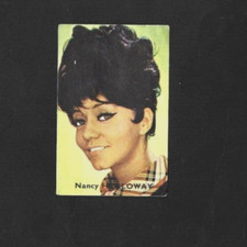 Late 1960's Victoria Chocolates #11 NANCY HOLLOWAY TV/Movie Star Card