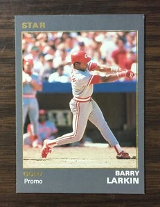 1990 Star Company BARRY LARKIN LTD Edition GOLD Promo Card 300 printed i9020107 - Picture 1 of 3