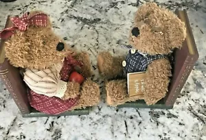 Boyd's Bears Bookends, teddy bears, hold books, help organize books - Picture 1 of 8
