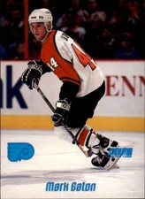 1999-00 Stadium Club Atlanta Flames Hockey Card #169 Mark Eaton RC