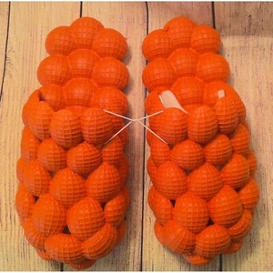 Bubble Slides, Slippers,  Orange Massage Slippers Womens 10.  Mens 8.5 - Picture 1 of 10