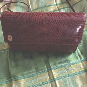 🎈Tasche / Clutch : echt Leder. tolles Rot Wie Neu 🥰 super Preis - Bild 1 von 7