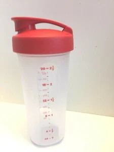 New Tupperware  20 oz.large shaker with red lid - Picture 1 of 1