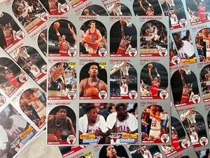 1990-91 NBA OSCO DRUG = UNGESCHNITTENE BLÄTTER CHICAGO BULLS = MICHAEL JORDAN X 8 BLÄTTER - Bild 1 von 13