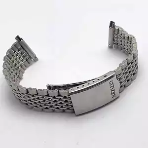 22 mm To 16 mm Adjustable Citizen Beads Of Rice Men’s Watch Bracelet ABU114MHN2 - Picture 1 of 11
