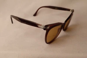 PERSOL RATTI Meflecto Vintage Sunglasses Brevett Tortoise Root Beer - Picture 1 of 19
