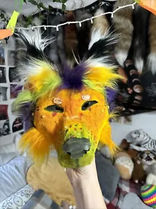 Therian Mango Theme Canine Mask For Quads Made High quality Come With Lot Extras - Picture 1 of 14