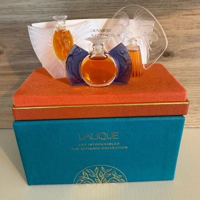 De colección Nuevo en Caja Colección Lalique Les Introuvables 1998-2000 0,15 OZ Perfume Minis Leer Foto 1 de 4
