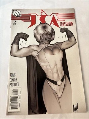 JSA Classified #2 2nd Print DC Comics 2005 Adam Hughes Power Girl Variant Cover - Image 1 of 4