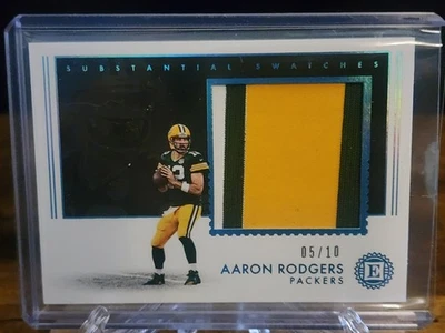 Muestras sustanciales 2018 Panini Encased Aaron Rodgers #SS-AR 05/10 Foto 1 de 2