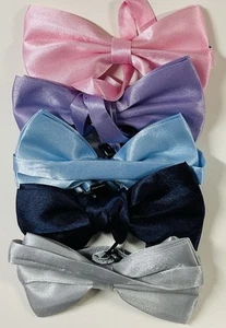 Bowties-Multi- Color Set. (Set Of 5 Bowties) USA SELLER. (IN-004-5) - Picture 1 of 2