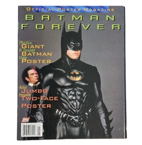 Batman Forever Official Poster Magazine 1995 Topps Publishing Giant Jumbo Poster - Picture 1 of 6