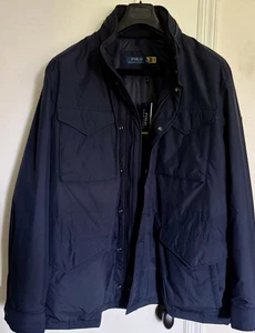 POLO RALPH LAUREN AnorakHooded Utility Jacket Performance Insulated Blue XXL NWT - Picture 1 of 22