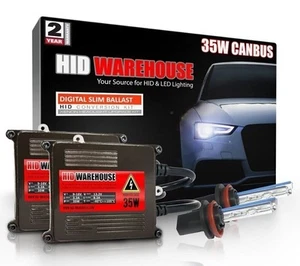 HID-Warehouse CanBus 35W H11 HID Kit - 4300K 5000K 6000K 8000K 10000K - Picture 1 of 8