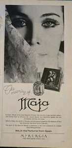 Myrurgia Maja 1970 el perfume de España anuncio vintage - Imagen 1 de 1