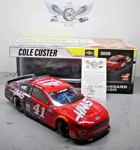 2020 Cole Custer HAAS CNC Cup Rookie Car 1/24 Action NASCAR Diecast Autographed - Picture 1 of 2