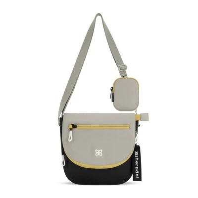 Sherpani Milli, bolsa tiracolo de náilon com aba, bolsa de ombro média, bolsas transversais - Imagem 1 de 4