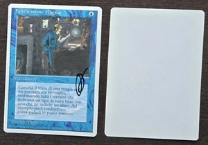 Signed MTG Magic Artist Proof _ Italian 4E Fourth Ed _ MAGICAL HACK _Julie Baroh - Picture 1 of 3