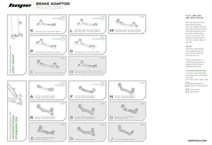 Hope Tech MTB Disc Brake Adapters - Picture 1 of 22