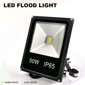 LED Flood Light 220V Cool/Warm White 50W IP65 AU Plug Outdoor Garden Waterproof - Picture 1 of 14