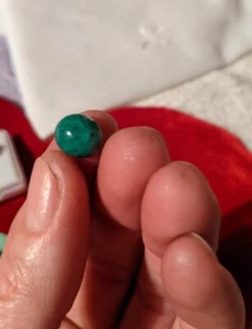 Ct Natural Colombian Oval Polished Cabochon Emerald Loose Gemstones Ring Size - Picture 1 of 12