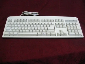 Vintage Samsung SEM-DT35 English Keyboard White works, but space bar a bit loose - Picture 1 of 6