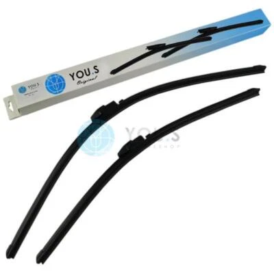 2 YOU.S Essuie-Glaces Avant 700 + 575 Mm Pour Honda Civic VIII - Photo 1/2