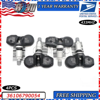 SENSOR MONITOR 36106790054 BMW X3 X5 Z4 MINI 6874829 4 PIEZAS TPMS PRESIÓN NEUMÁTICOS Foto 1 de 4