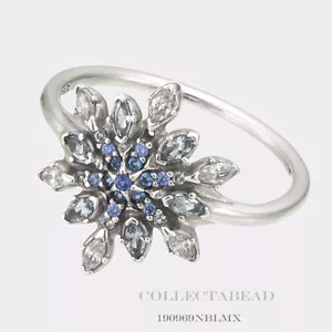 Autentico Fiocco di Neve Argento Cristallizzato Zirconia Taglia (6) 52 190969NBLMX - Foto 1 di 1