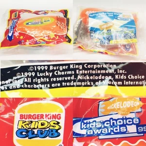 Juguete dirigible Burger King Nickelodeon Kids Choice Awards 1999 totalmente nuevo sellado - Imagen 1 de 6
