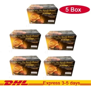 5X UNICITY BIO REISHI Instant Coffee Mix Beverage Cholesterol Burn Diet Free Fat - Picture 1 of 5