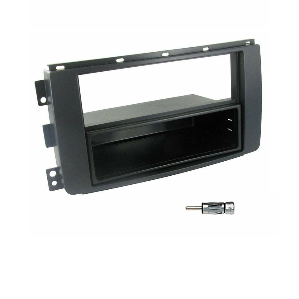 SCHILLACI.EU Mascherina supporto montaggio autoradio 1 DIN / 2 DIN Smart Car ForTwo 451