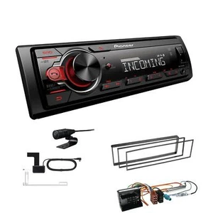 Pioneer Autoradio Bluetooth DAB USB Set für Peugeot 1007 schwarz - Bild 1 von 4