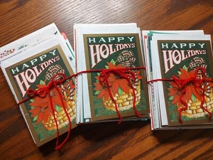 Konvolut mit 12 Vintage Weihnachtskarten Menge zwei davon zum Basteln, Junk Journals - Bild 1 von 6