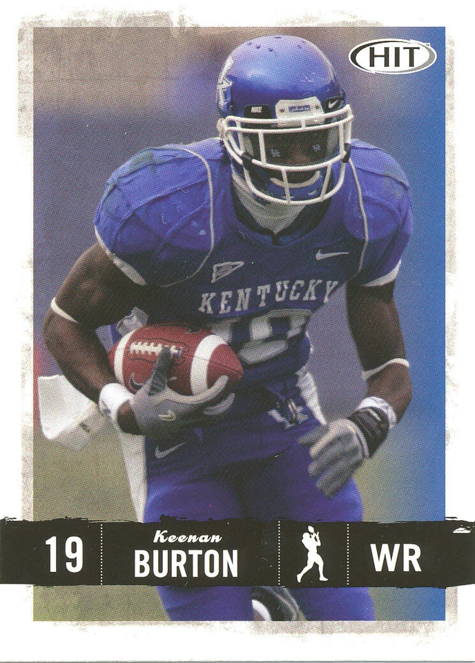 SAGE-HIT Keenan Burton RC RAMS Kentucky WILDCATS - Image 1 of 1