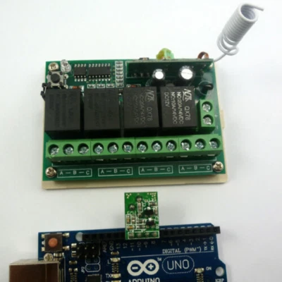 Controlador de relé inalámbrico Arduino 433 MHz UART PC USB RF PT2262 Foto 1 de 4