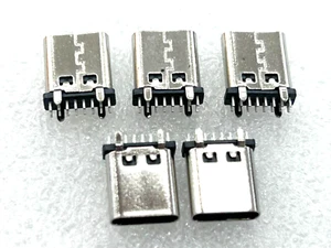 10pcs USB3.1 TYPE-C female socket 16PIN vertical plug-in board - Picture 1 of 3