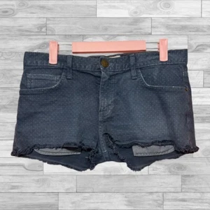 CURRENT/ELLIOT The Boyfriend Short Shorts size 26 Blue Denim TM Shorts Polka Dot - Picture 1 of 8