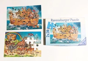 Ravensburger Puzzle Noah's Ark 2X20 - 2 Puzzles in Box - See Desc - Picture 1 of 10